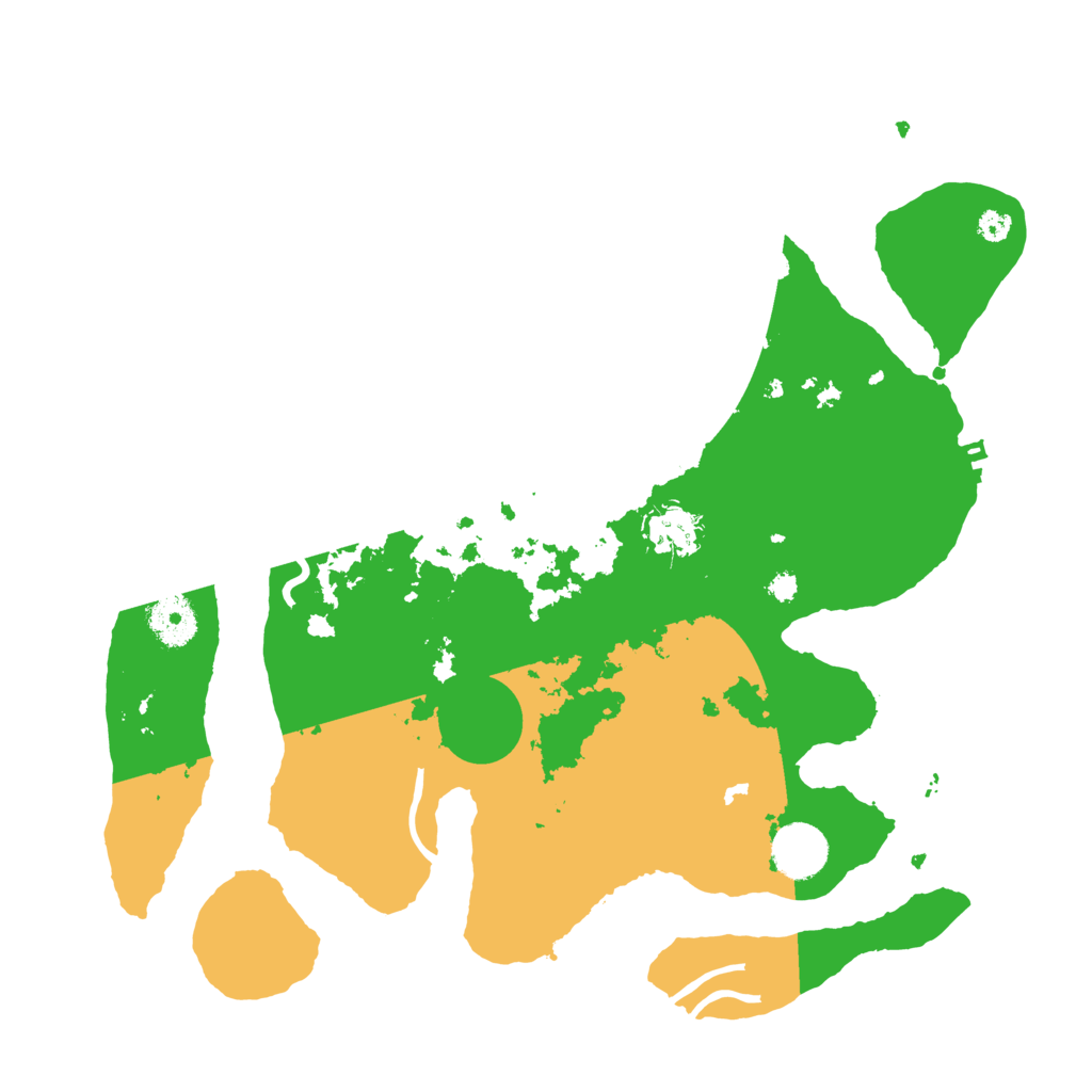 Biome Rust Map: Procedural Map, Size: 3500, Seed: 1146010154