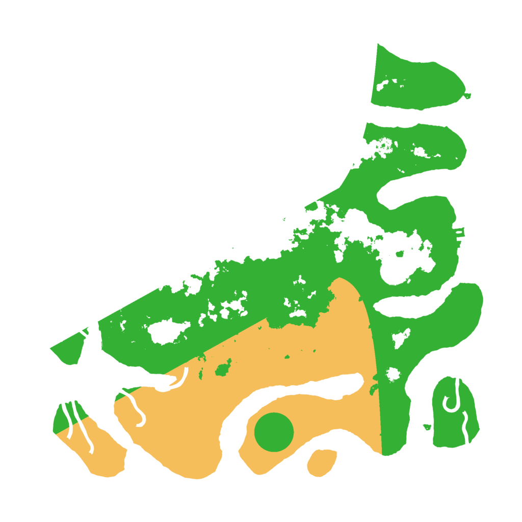 Biome Rust Map: Procedural Map, Size: 3500, Seed: 5553014