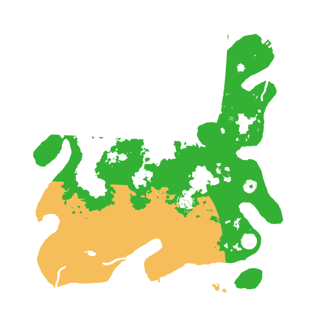 Biome Rust Map: Procedural Map, Size: 3500, Seed: 5635747