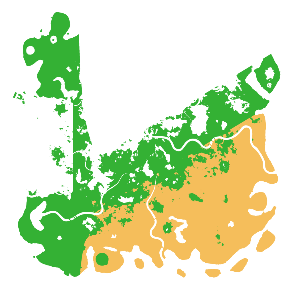 Biome Rust Map: Procedural Map, Size: 6000, Seed: 5426
