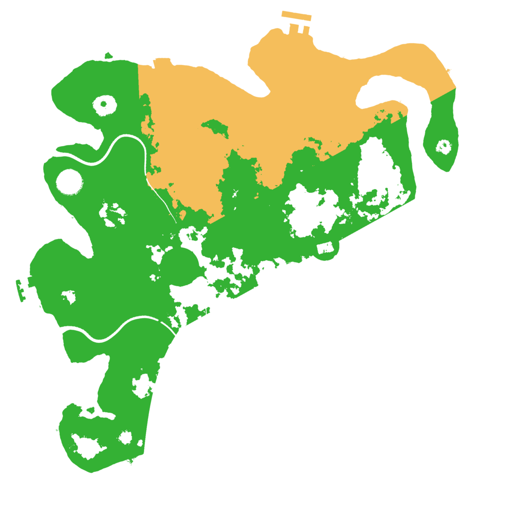 Biome Rust Map: Procedural Map, Size: 3500, Seed: 240031225
