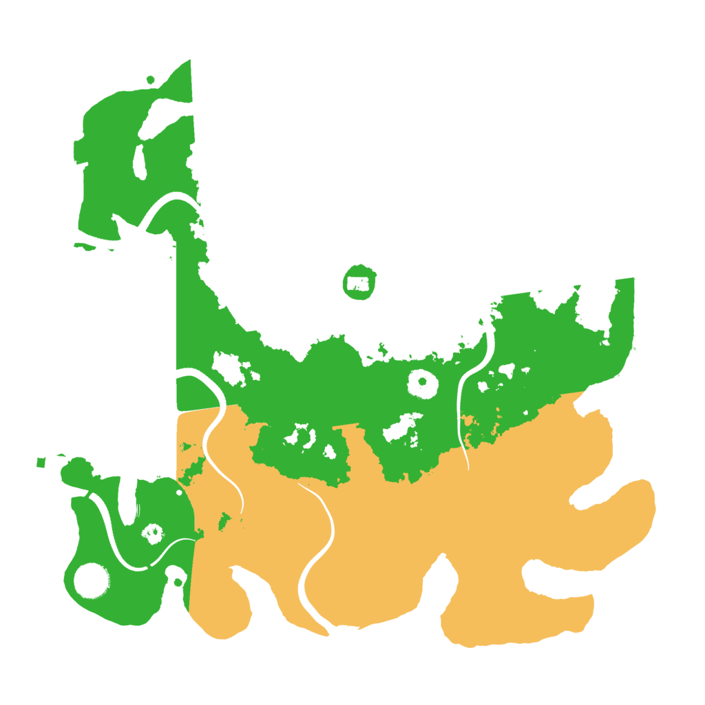 Biome Rust Map: Procedural Map, Size: 3500, Seed: 2858082