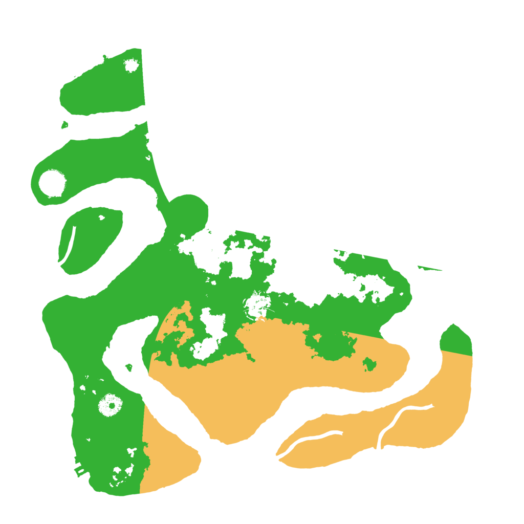 Biome Rust Map: Procedural Map, Size: 3500, Seed: 3524897