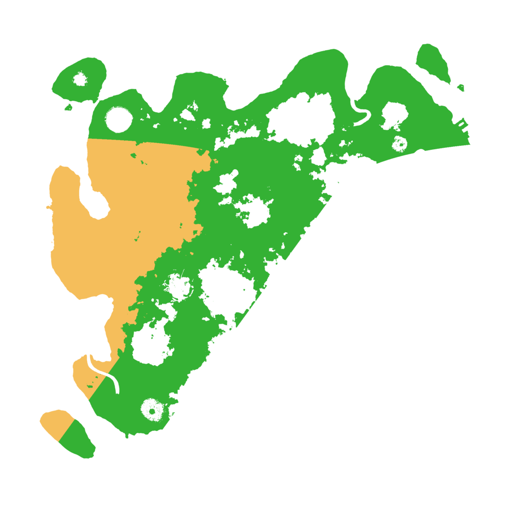 Biome Rust Map: Procedural Map, Size: 3500, Seed: 4589099