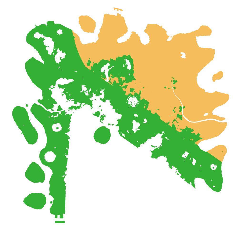 Biome Rust Map: Procedural Map, Size: 4000, Seed: 6732456