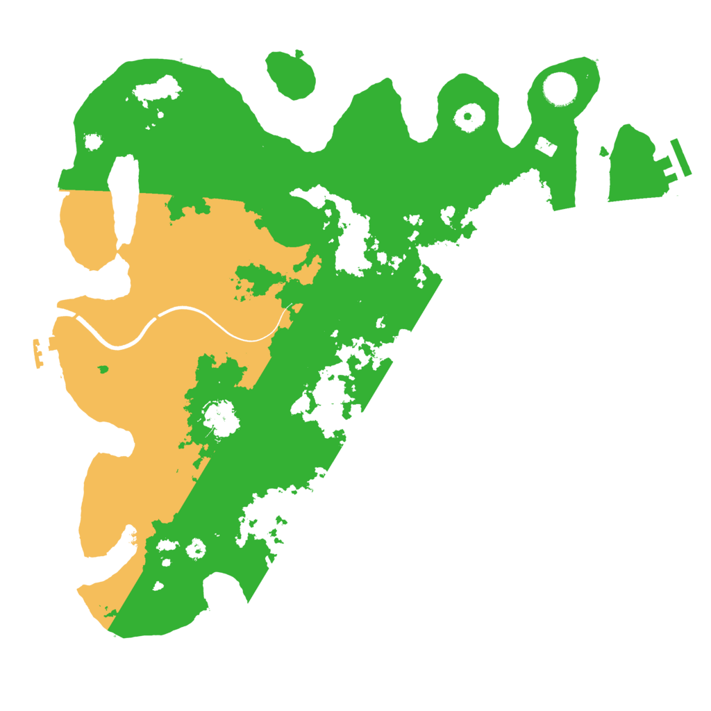 Biome Rust Map: Procedural Map, Size: 3700, Seed: 1956751298