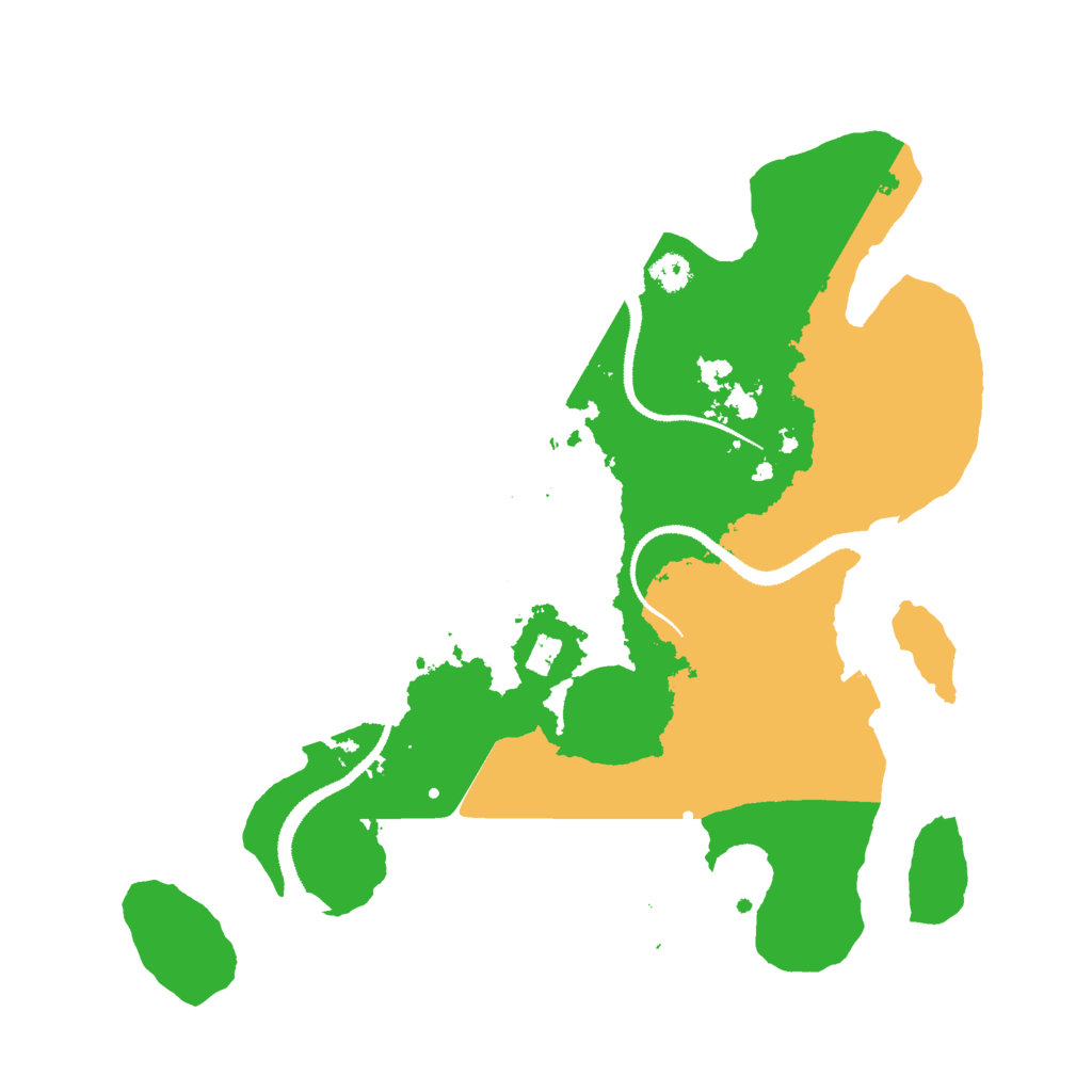 Biome Rust Map: Procedural Map, Size: 3000, Seed: 341089482