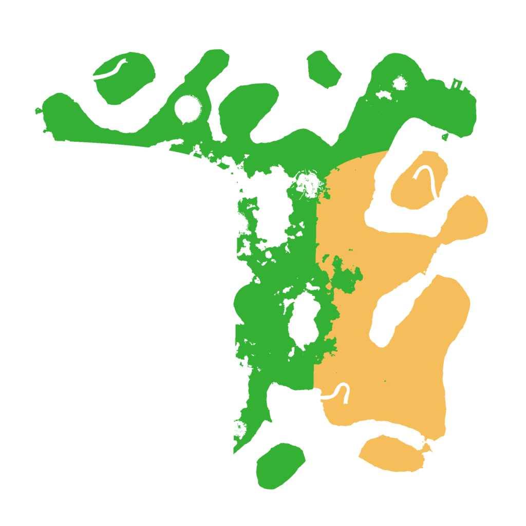 Biome Rust Map: Procedural Map, Size: 3500, Seed: 3562486