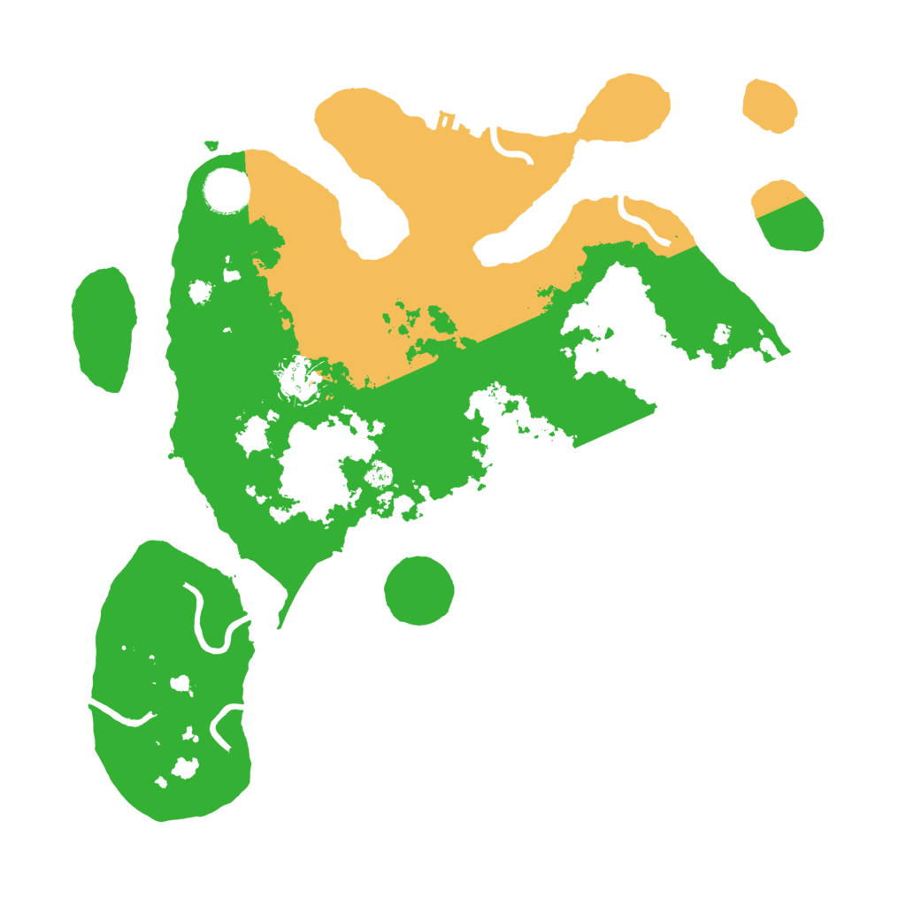 Biome Rust Map: Procedural Map, Size: 3500, Seed: 1319502982