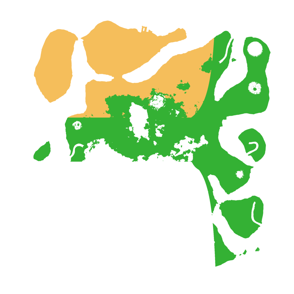 Biome Rust Map: Procedural Map, Size: 3500, Seed: 342653426