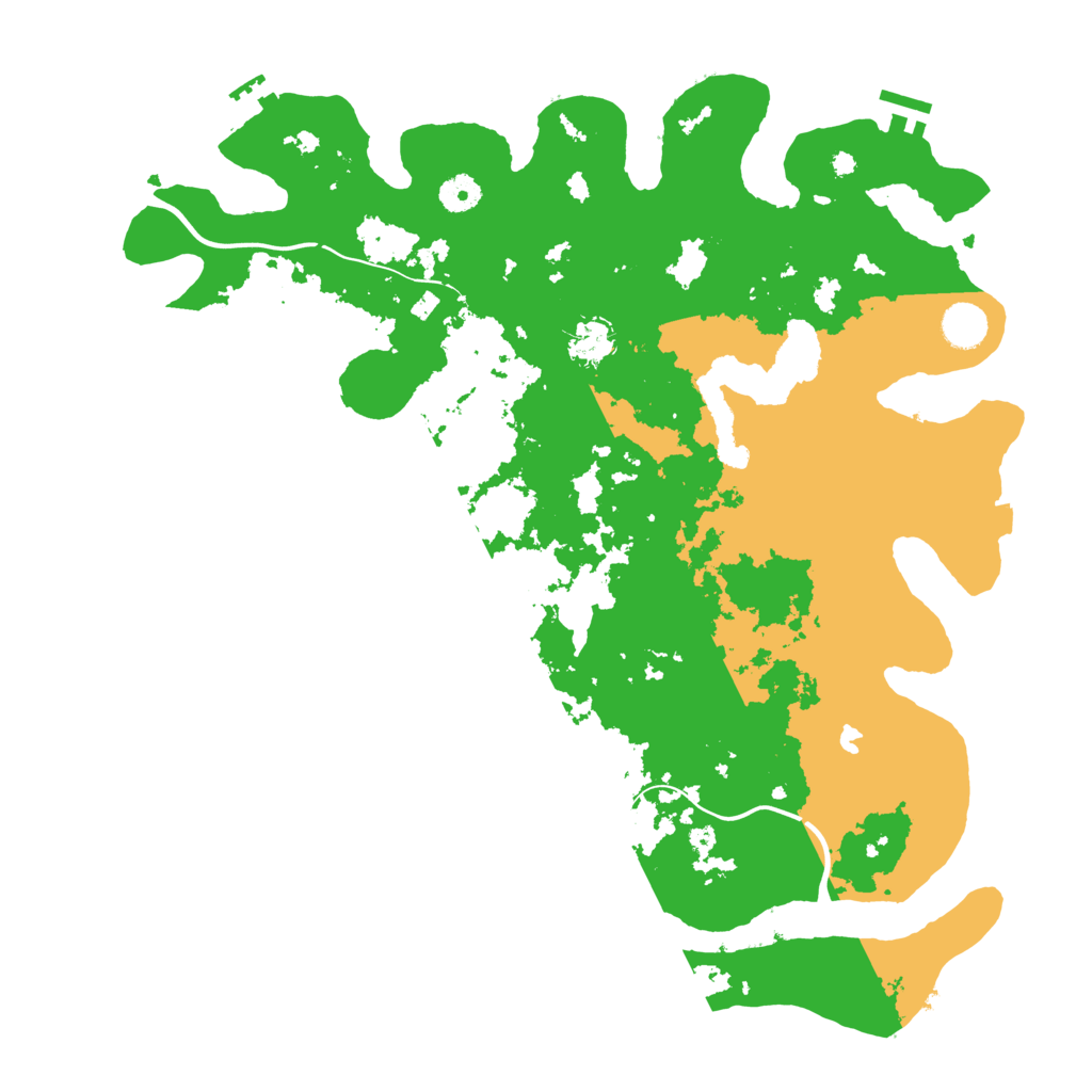 Biome Rust Map: Procedural Map, Size: 4200, Seed: 9000