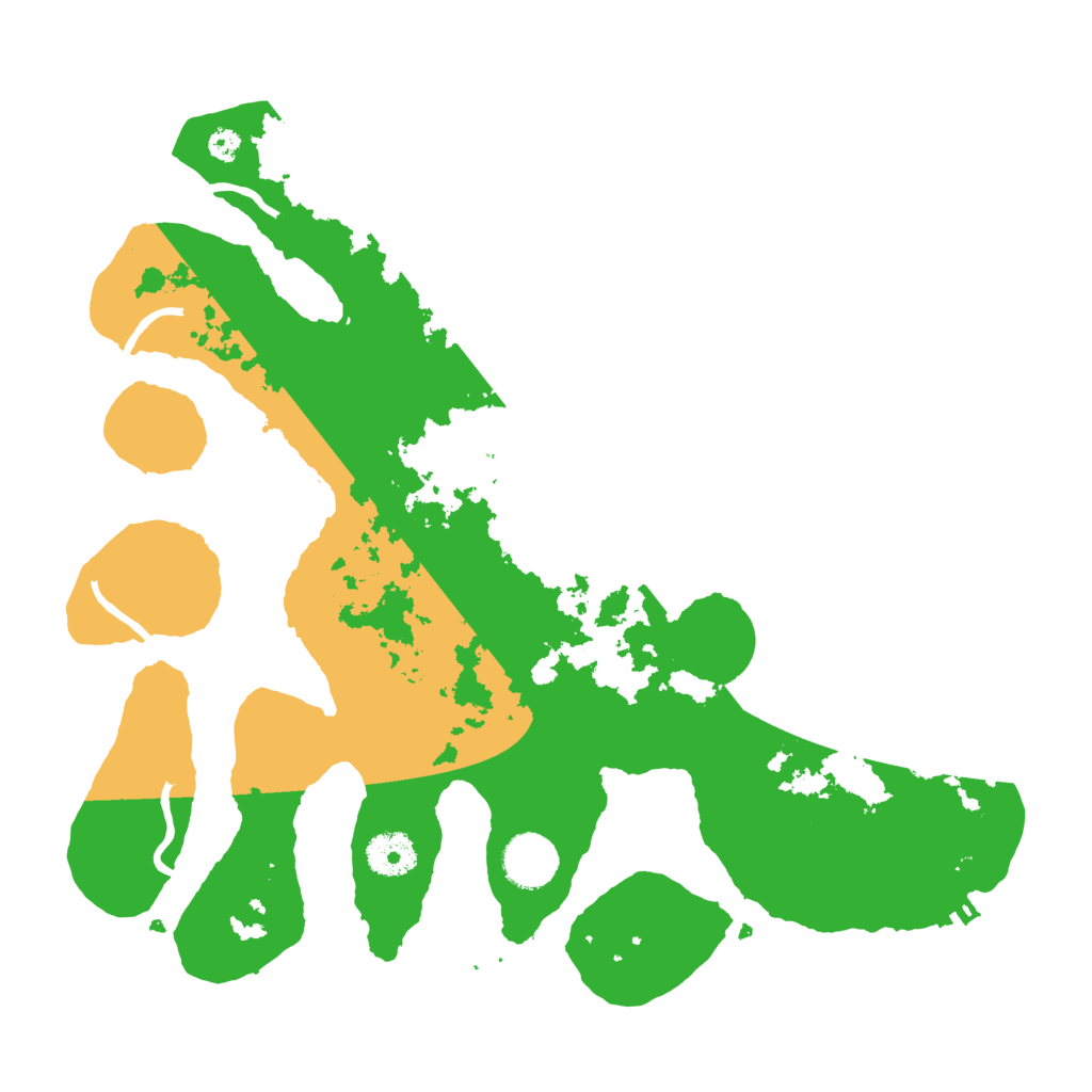 Biome Rust Map: Procedural Map, Size: 3500, Seed: 3963940