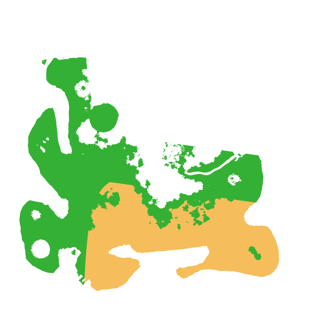 Biome Rust Map: Procedural Map, Size: 3000, Seed: 63459