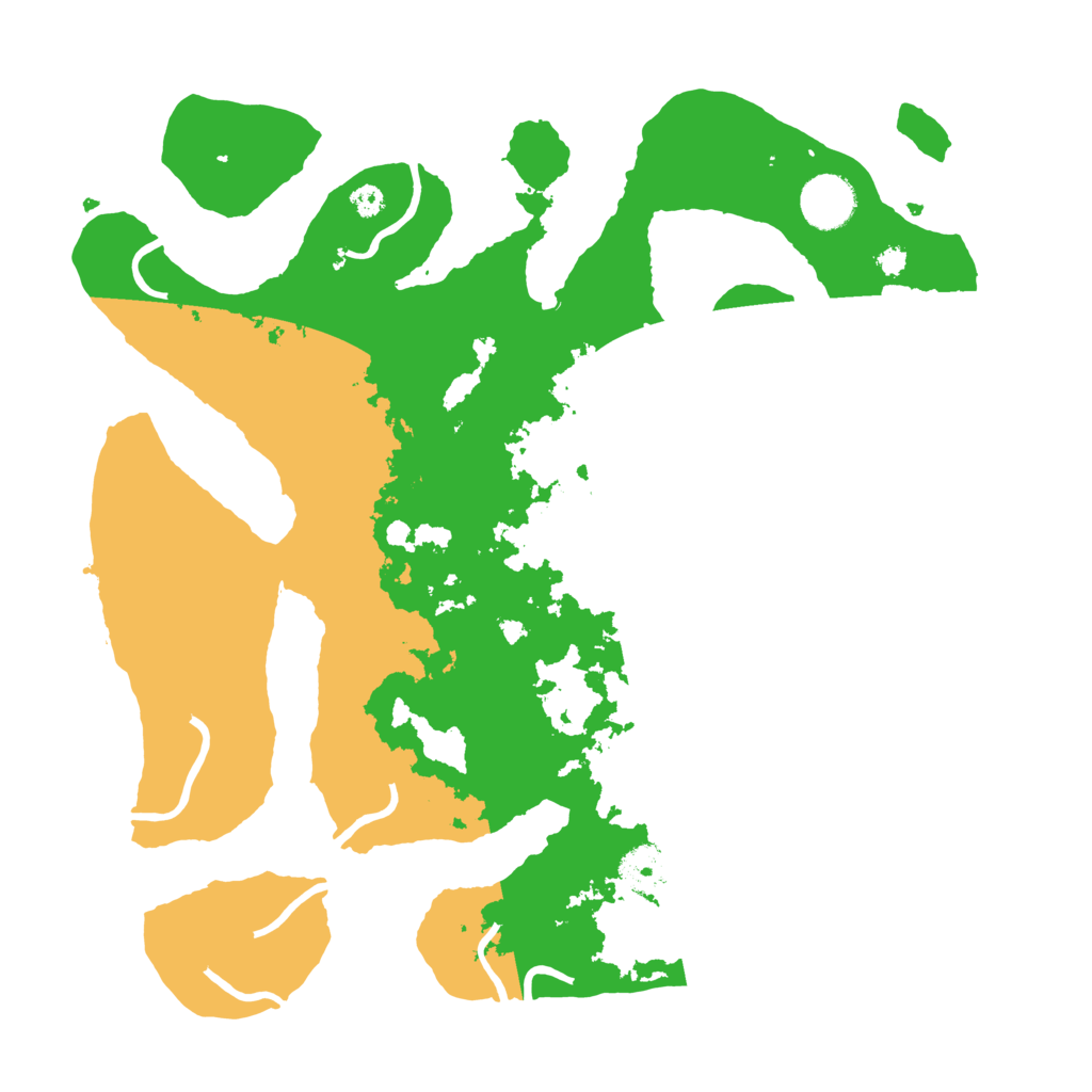 Biome Rust Map: Procedural Map, Size: 3500, Seed: 2721969