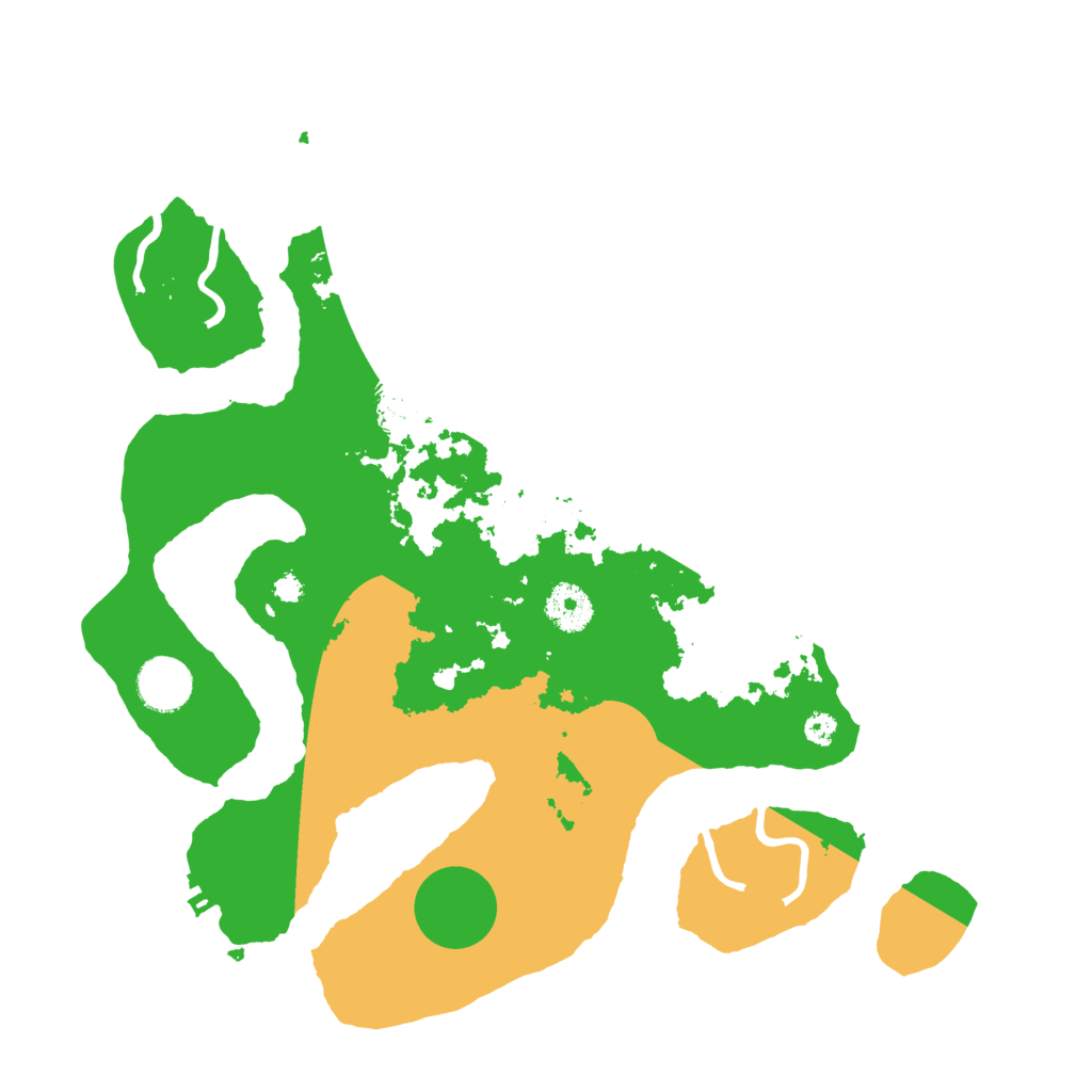 Biome Rust Map: Procedural Map, Size: 3500, Seed: 5449211