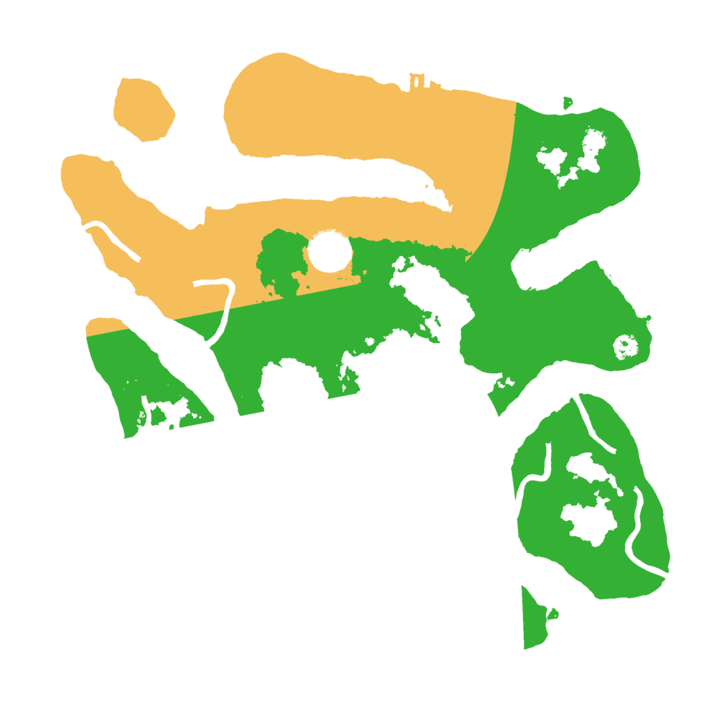 Biome Rust Map: Procedural Map, Size: 3000, Seed: 182940991