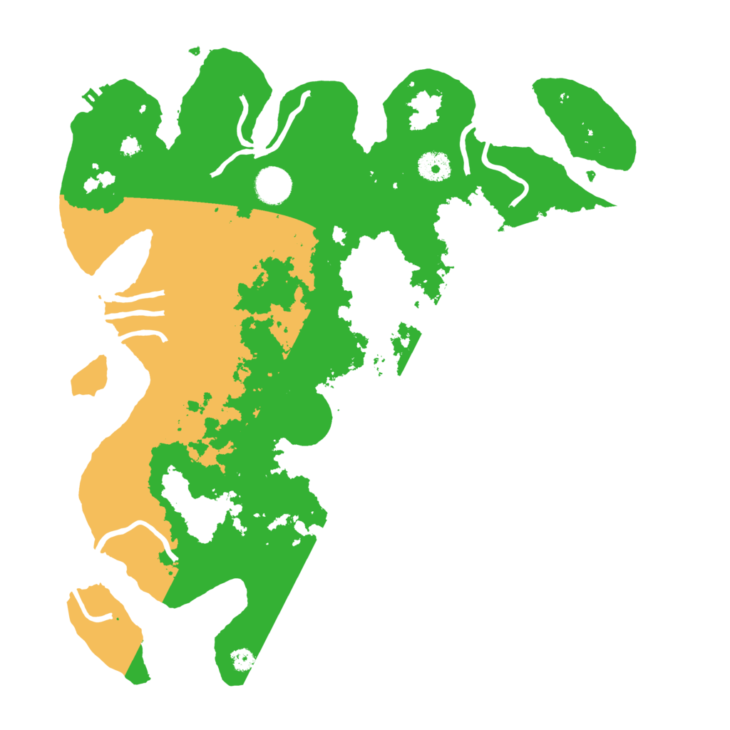 Biome Rust Map: Procedural Map, Size: 3500, Seed: 4443