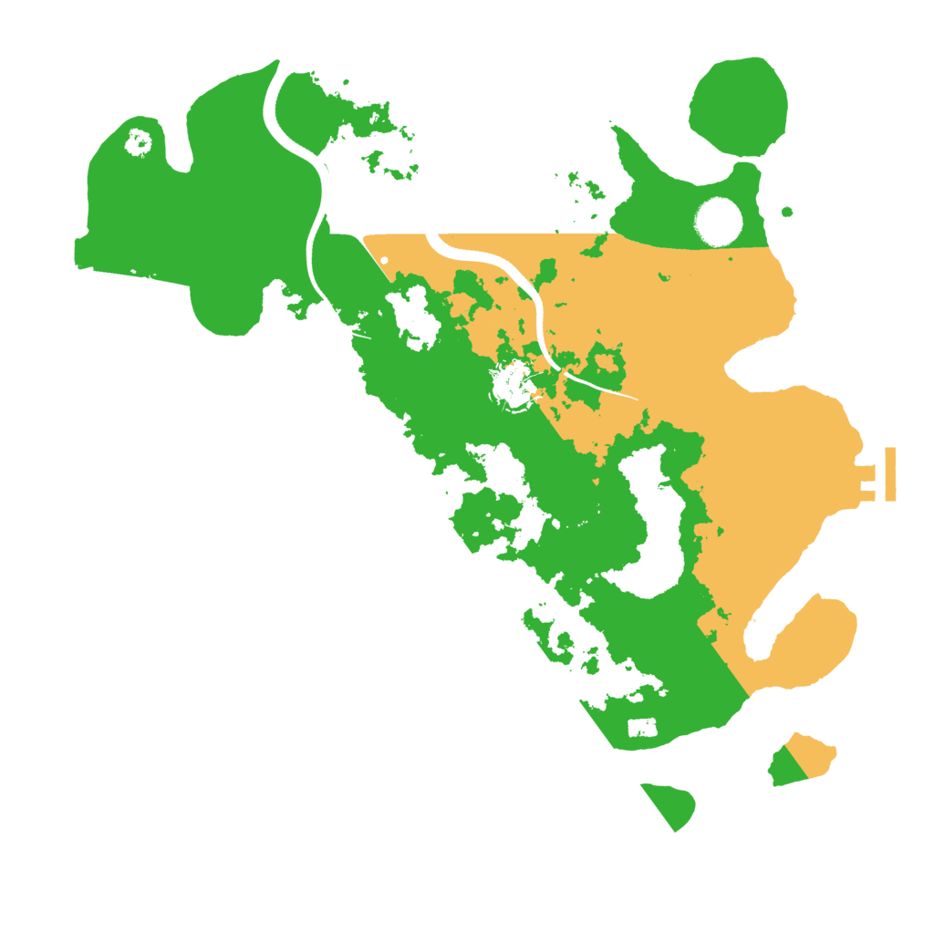 Biome Rust Map: Procedural Map, Size: 3500, Seed: 2720697
