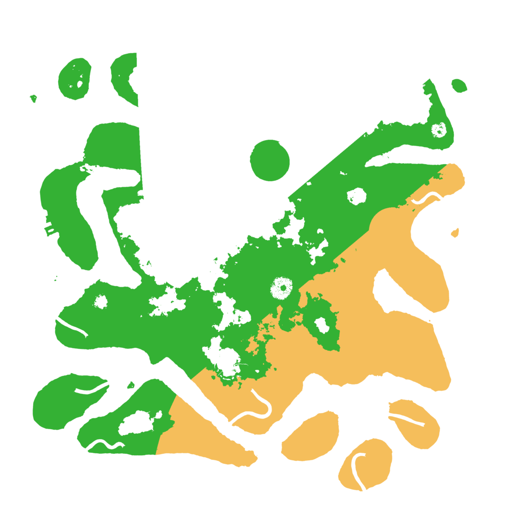 Biome Rust Map: Procedural Map, Size: 3500, Seed: 1381658