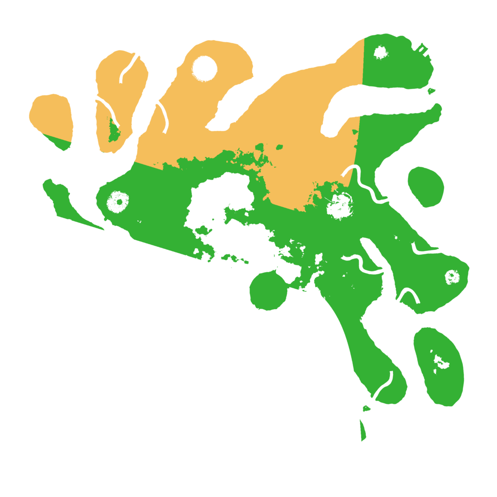 Biome Rust Map: Procedural Map, Size: 3500, Seed: 76543210