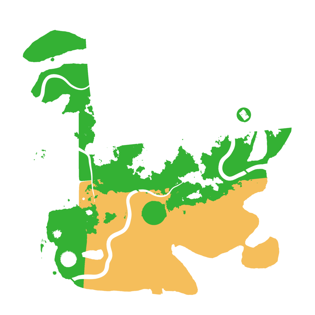 Biome Rust Map: Procedural Map, Size: 3500, Seed: 5951620