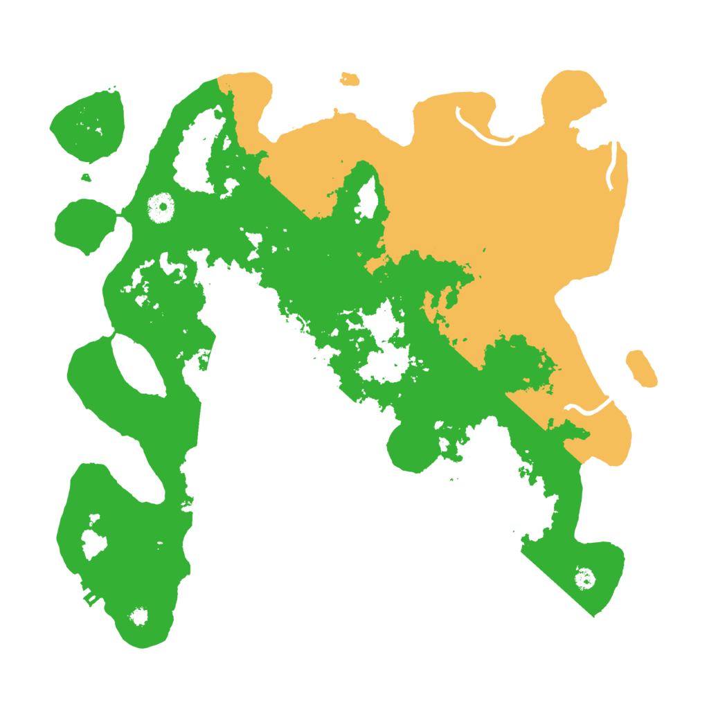 Biome Rust Map: Procedural Map, Size: 3700, Seed: 1021178157