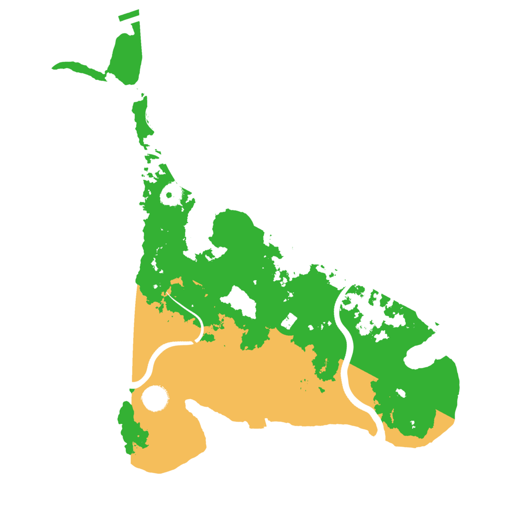 Biome Rust Map: Procedural Map, Size: 3500, Seed: 1726498