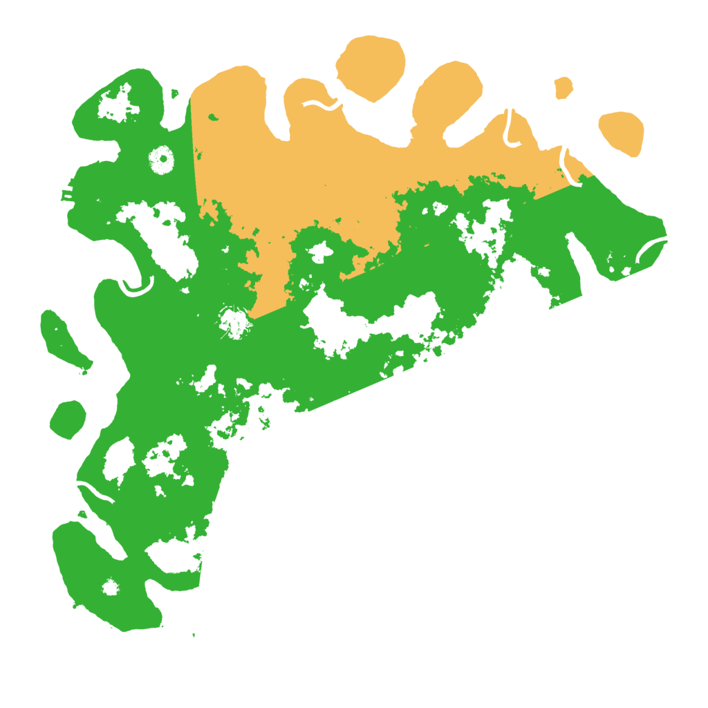 Biome Rust Map: Procedural Map, Size: 4000, Seed: 18825