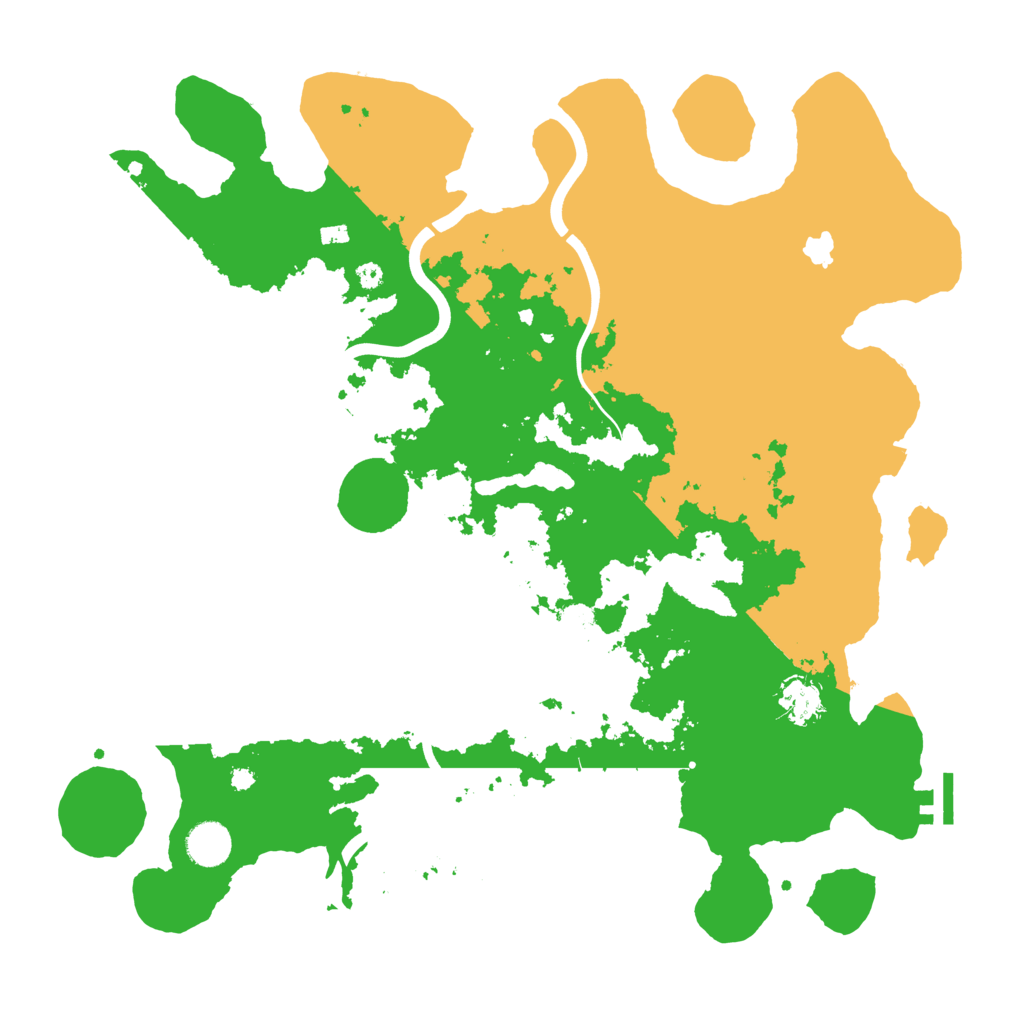 Biome Rust Map: Procedural Map, Size: 4000, Seed: 984681