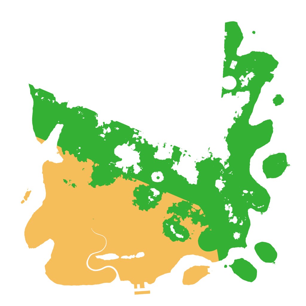 Biome Rust Map: Procedural Map, Size: 3950, Seed: 338551685