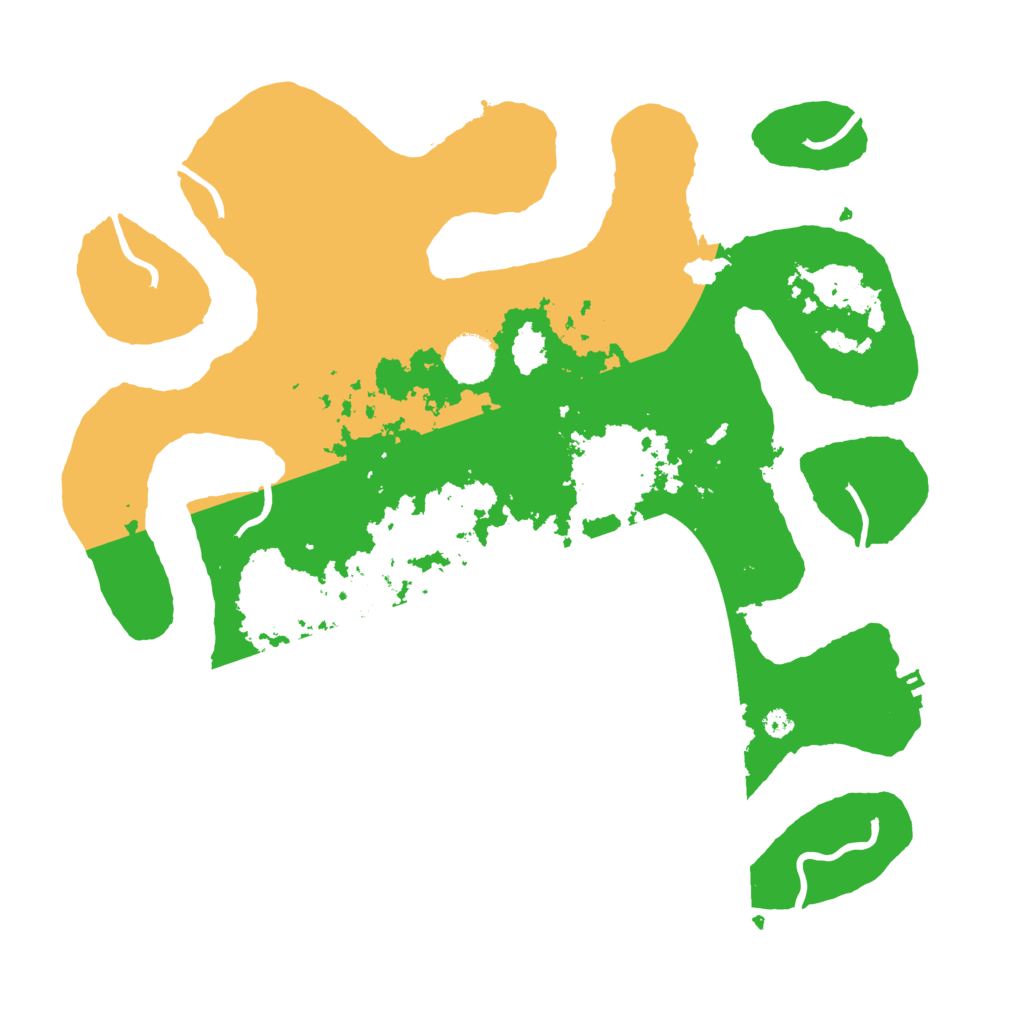 Biome Rust Map: Procedural Map, Size: 3700, Seed: 661947435