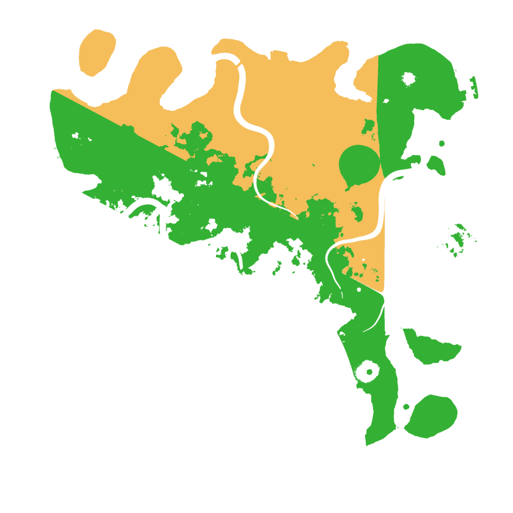 Biome Rust Map: Procedural Map, Size: 3500, Seed: 5657024