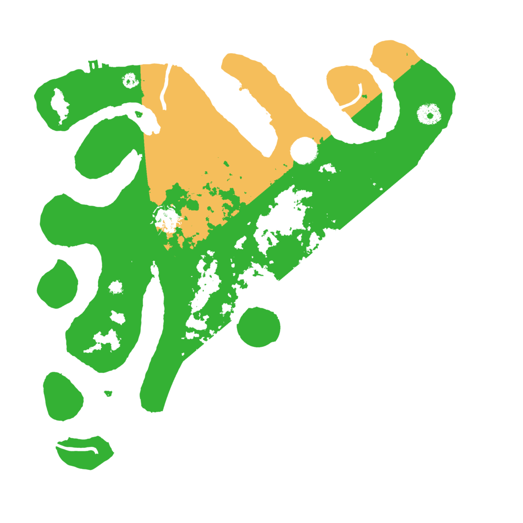 Biome Rust Map: Procedural Map, Size: 3500, Seed: 5010721