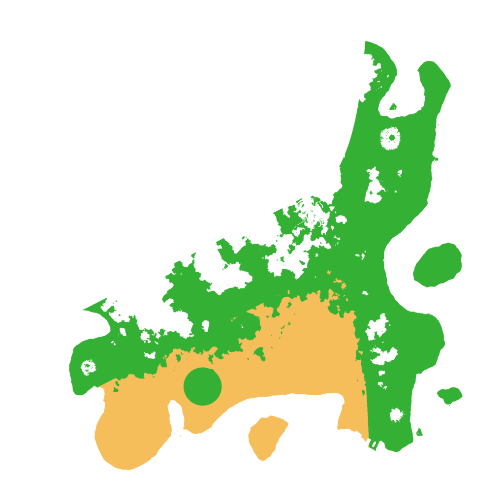 Biome Rust Map: Procedural Map, Size: 3500, Seed: 2710776