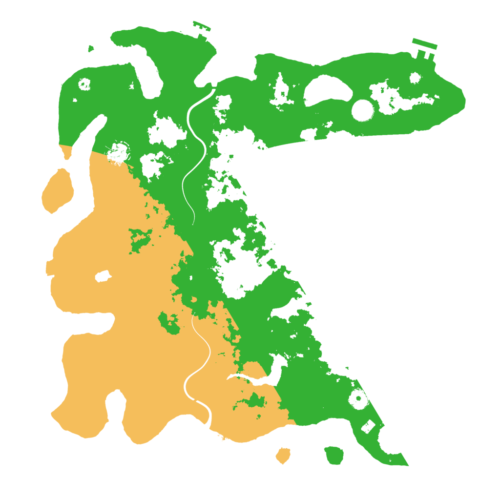 Biome Rust Map: Procedural Map, Size: 4000, Seed: 87639