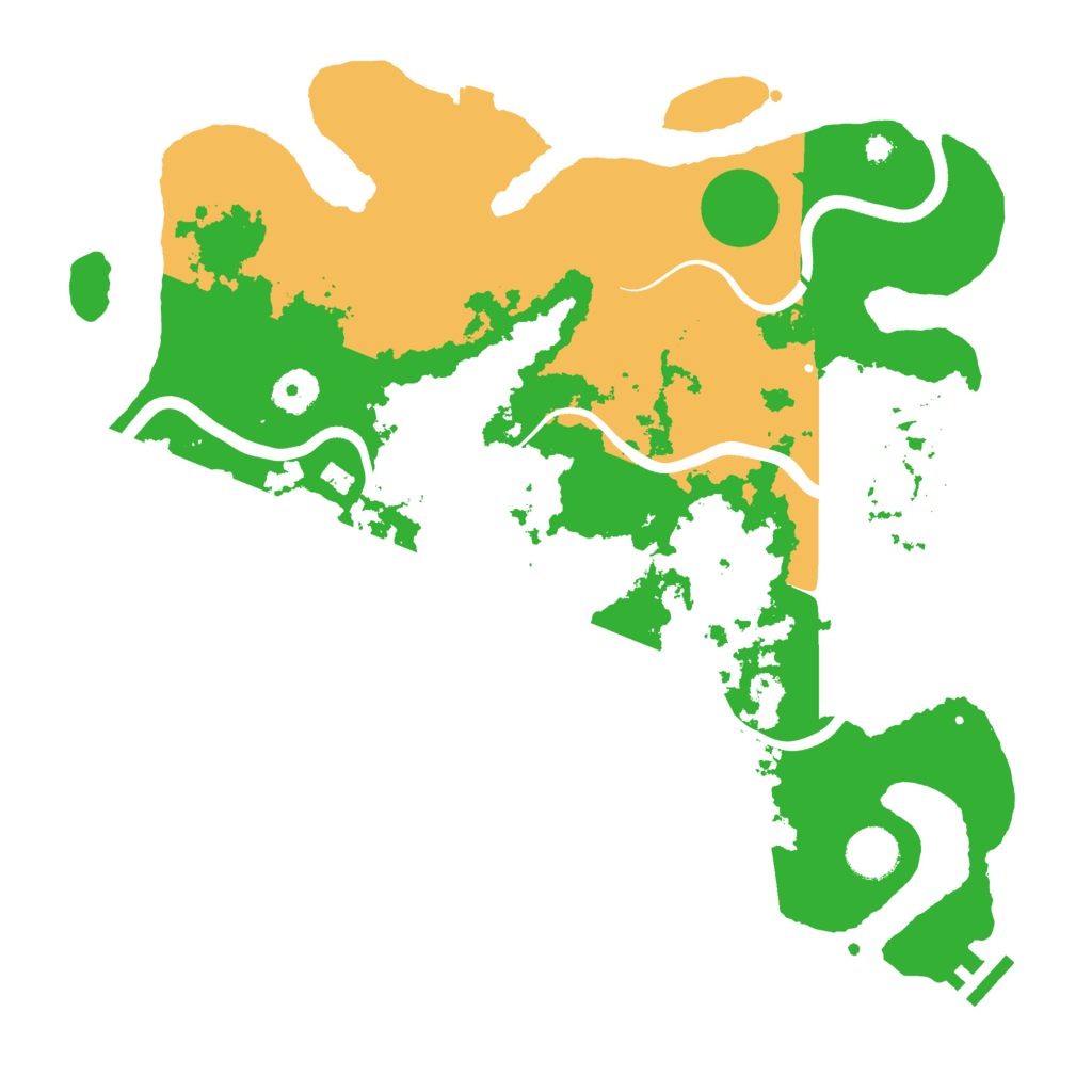 Biome Rust Map: Procedural Map, Size: 3700, Seed: 673765180