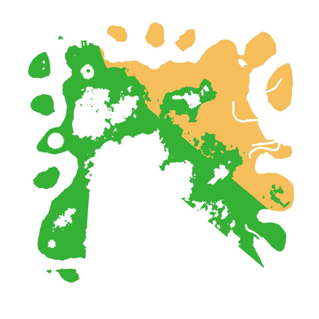 Biome Rust Map: Procedural Map, Size: 3500, Seed: 768270523