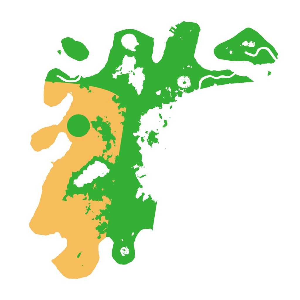 Biome Rust Map: Procedural Map, Size: 3500, Seed: 5442740