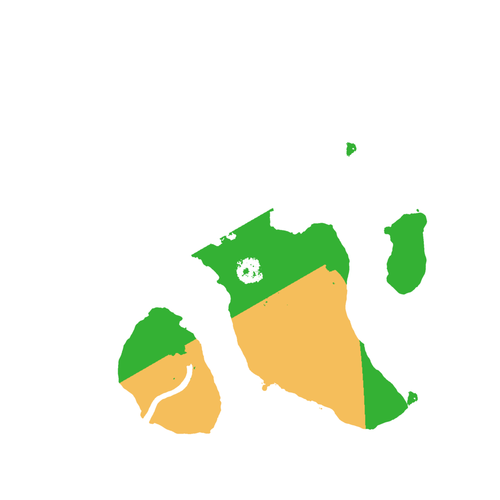 Biome Rust Map: Procedural Map, Size: 2000, Seed: 696942069