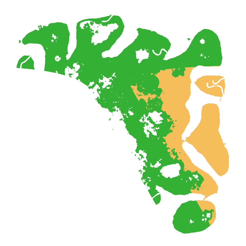 Biome Rust Map: Procedural Map, Size: 4500, Seed: 34581547