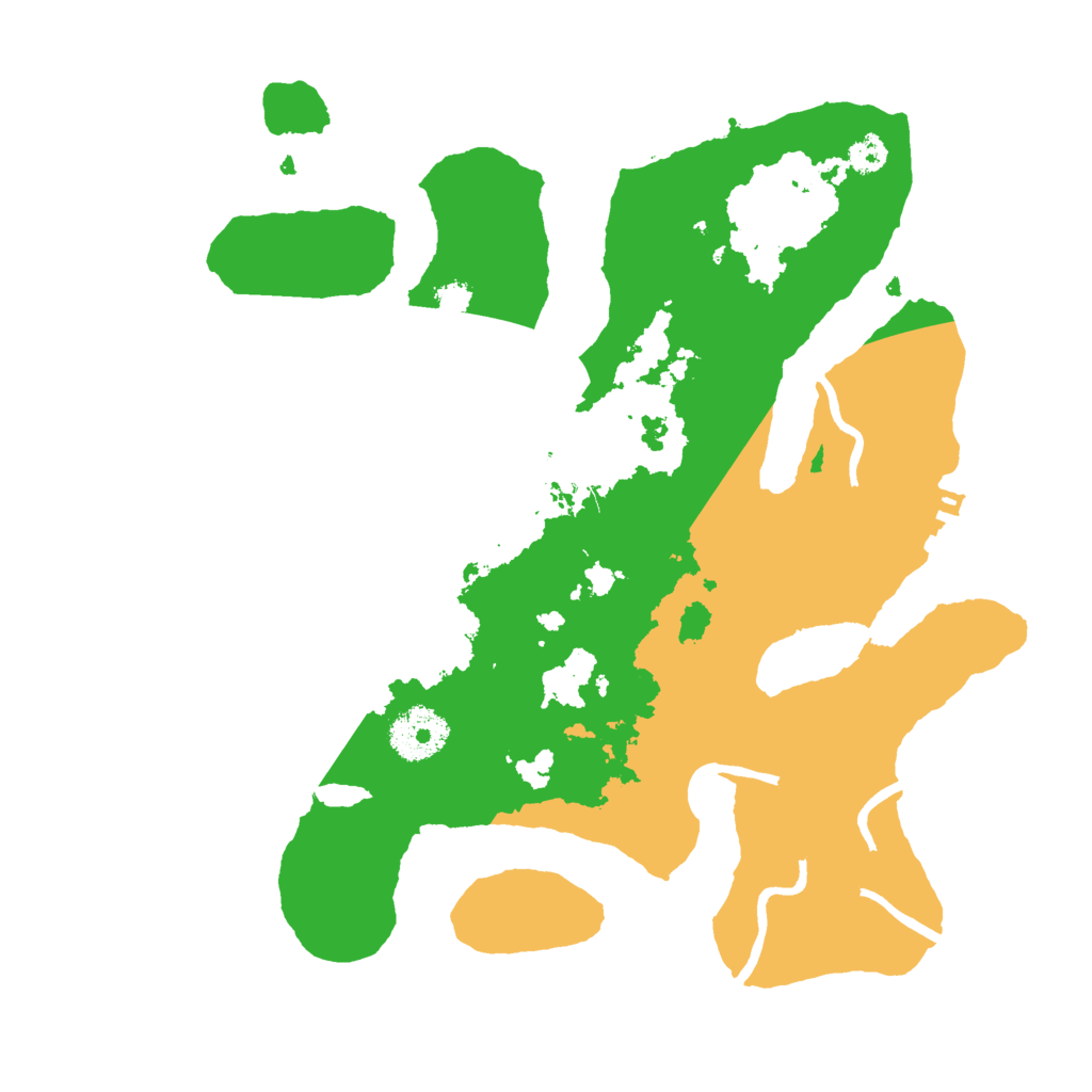 Biome Rust Map: Procedural Map, Size: 3000, Seed: 43005