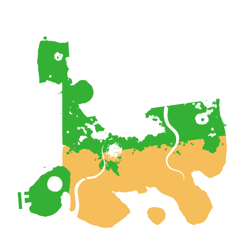 Biome Rust Map: Procedural Map, Size: 3000, Seed: 1754877178