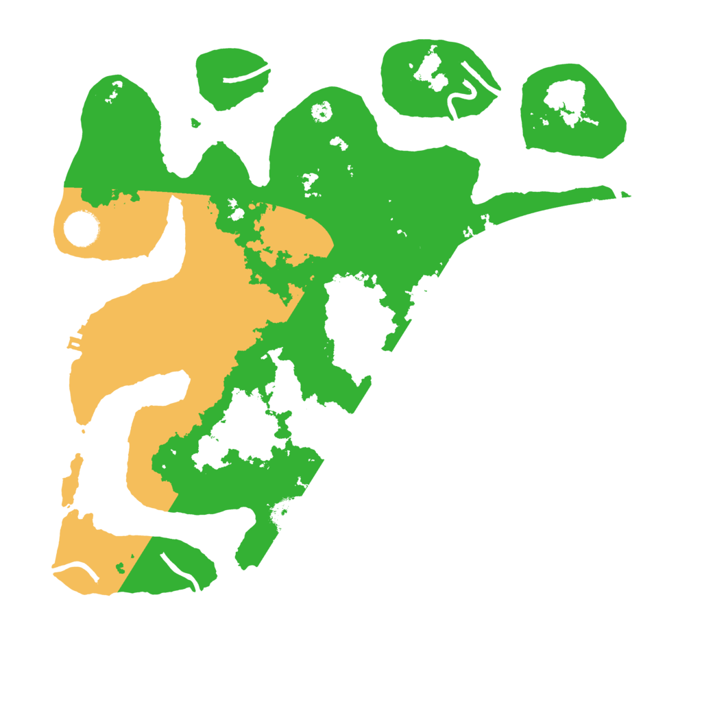 Biome Rust Map: Procedural Map, Size: 3500, Seed: 1871035