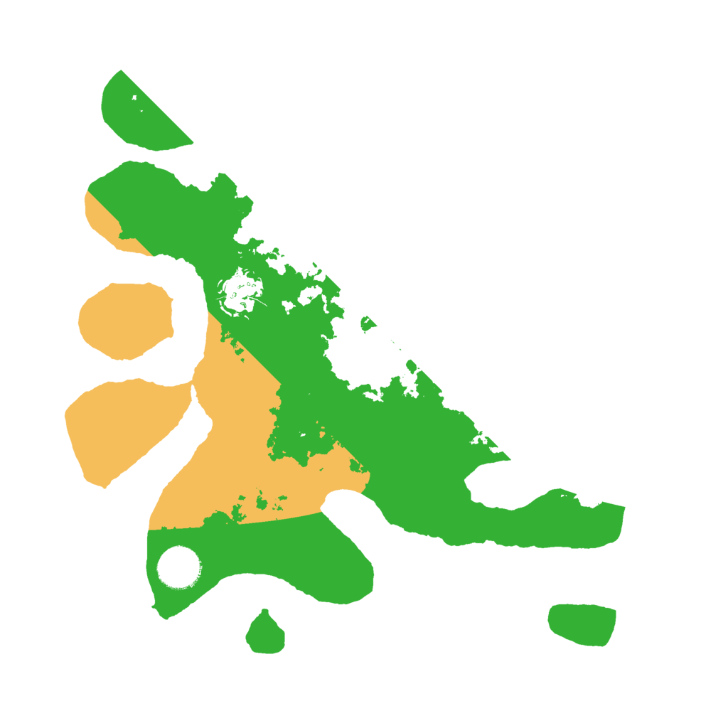 Biome Rust Map: Barren, Size: 3000, Seed: 129940404