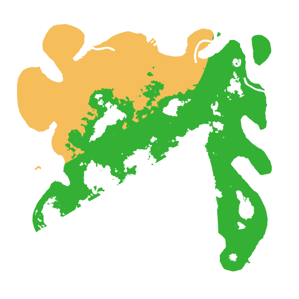 Biome Rust Map: Procedural Map, Size: 3500, Seed: 5776165