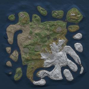 Thumbnail Rust Map: Procedural Map, Size: 4000, Seed: 1738, 15 Monuments