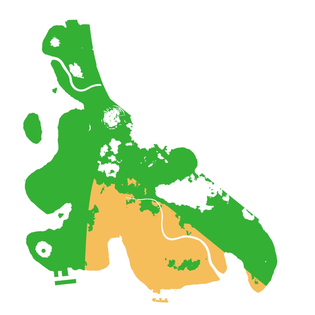 Biome Rust Map: Procedural Map, Size: 3000, Seed: 2423841