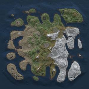 Thumbnail Rust Map: Procedural Map, Size: 4000, Seed: 113, 16 Monuments