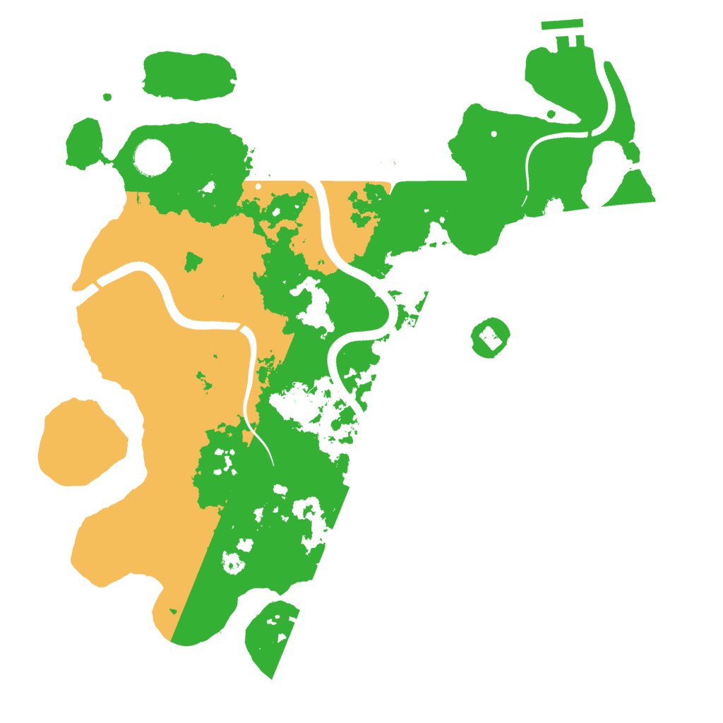 Biome Rust Map: Procedural Map, Size: 3500, Seed: 5434834