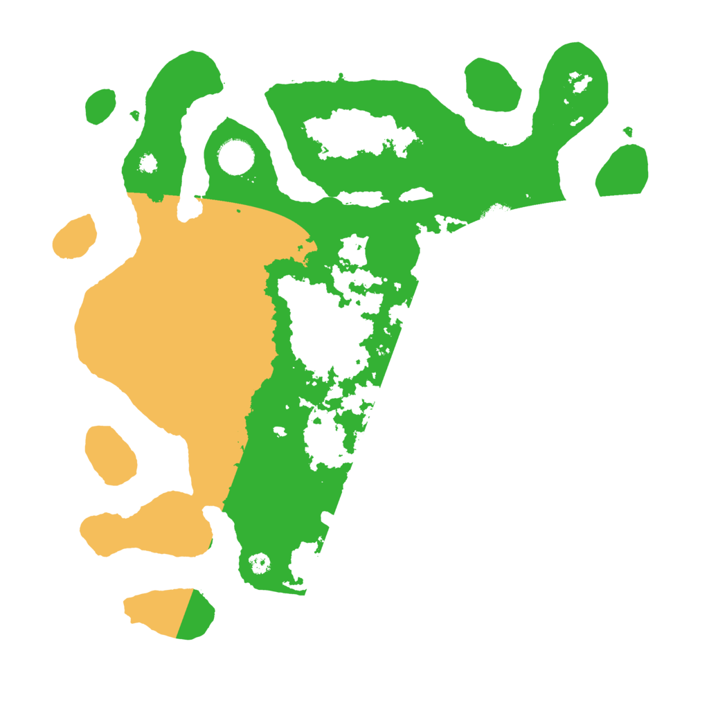 Biome Rust Map: Procedural Map, Size: 3500, Seed: 2202050